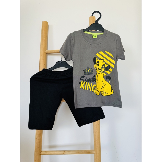 Komplet dziecięcy z bawełny spodenki t-shirt 104