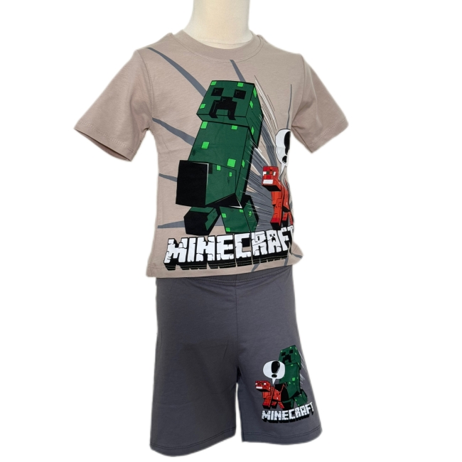 Komplet dziecięcy motyw MINECRAFT